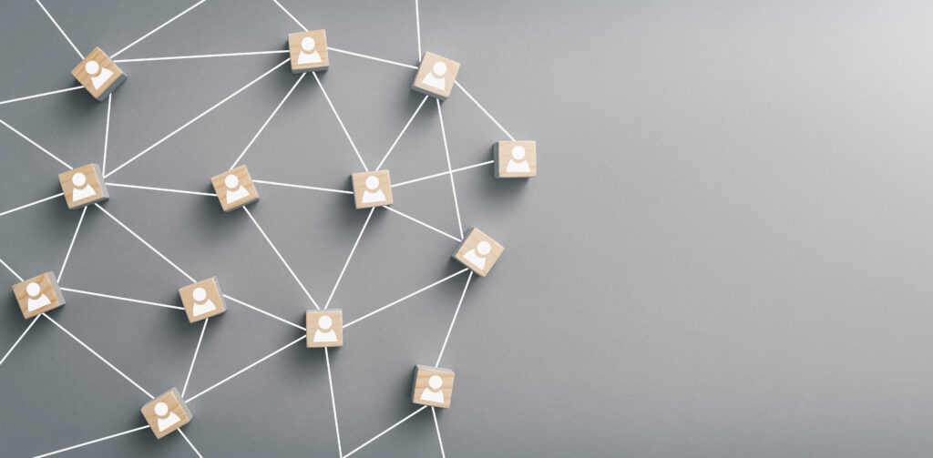 Linking,Entities.,Networking,,Social,Media,,Sns,,Internet,Communication,Connect,Concept.